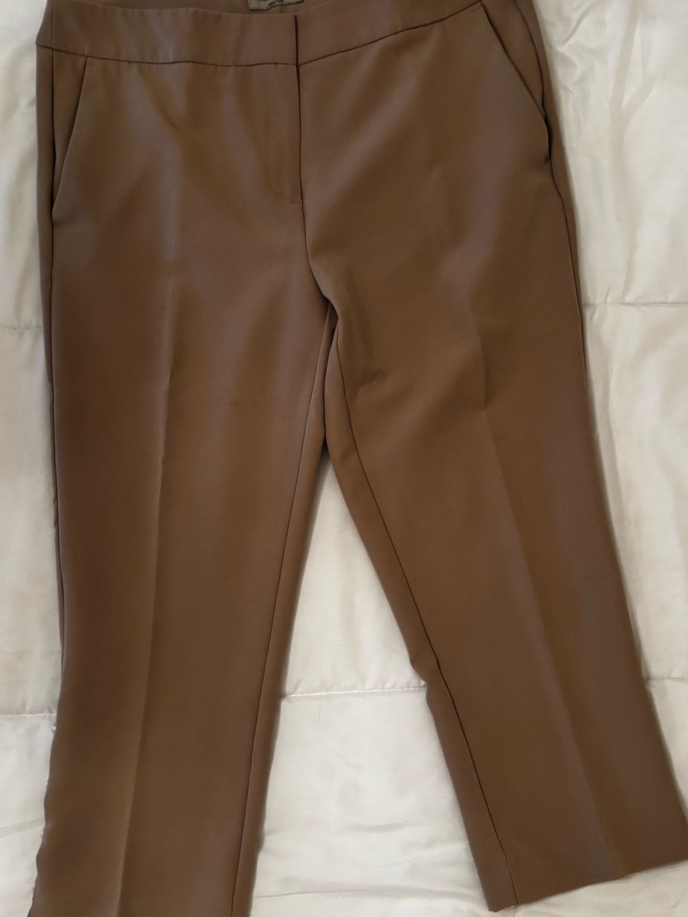 Nine.eight Brown/Tan Cropped Pants Like New